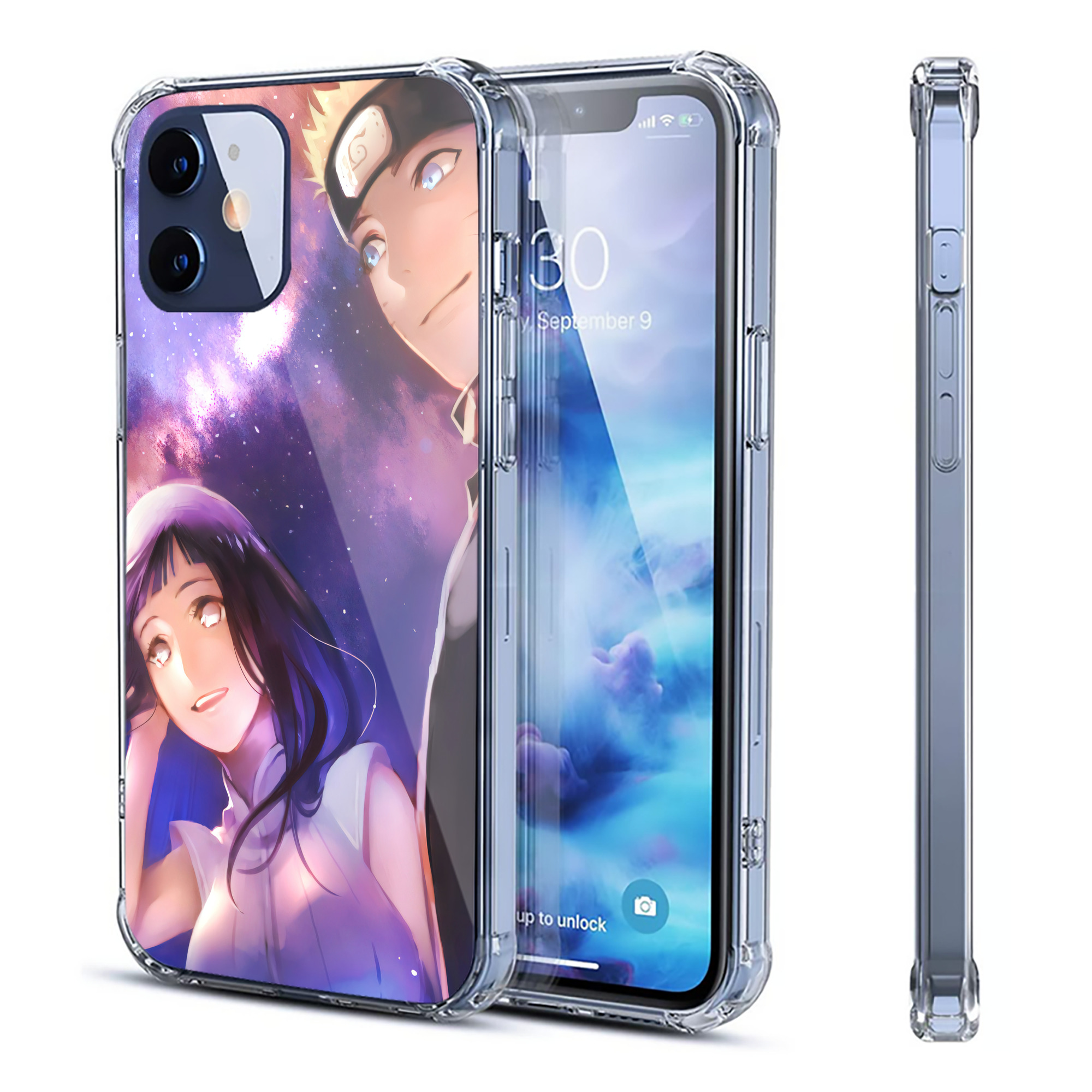 （画像用） NARUTO -ナルト- NARUTO -ナルト- 疾風伝 【iPhone 12シリーズ対応】透明スマホケース（クリアソフトケース）